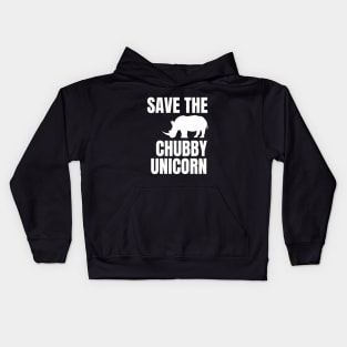 save rhino funny Kids Hoodie